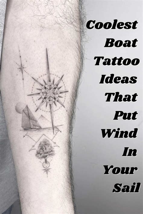 Coolest Boat Tattoo Ideas That Put Wind In Your Sail